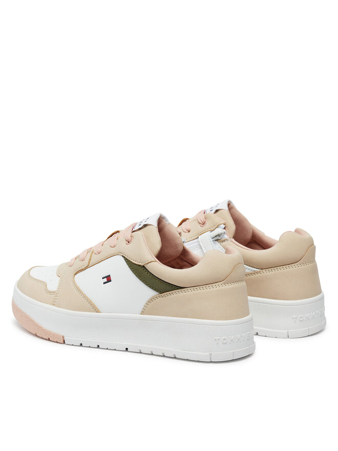 Tommy Hilfiger Сникърси Tommy Hilfiger Low Cut Lace-Up Sneaker T3A9-33527-1269 S Бял