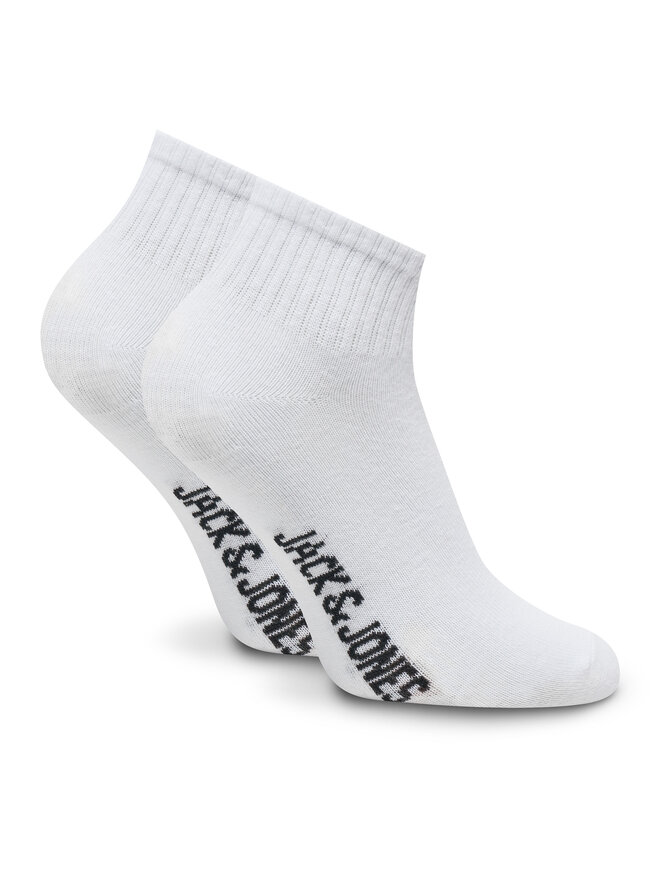 Jack&Jones Junior Zestaw 3 par niskich skarpet dziecięcych Jack&Jones Junior 12274738 Biały