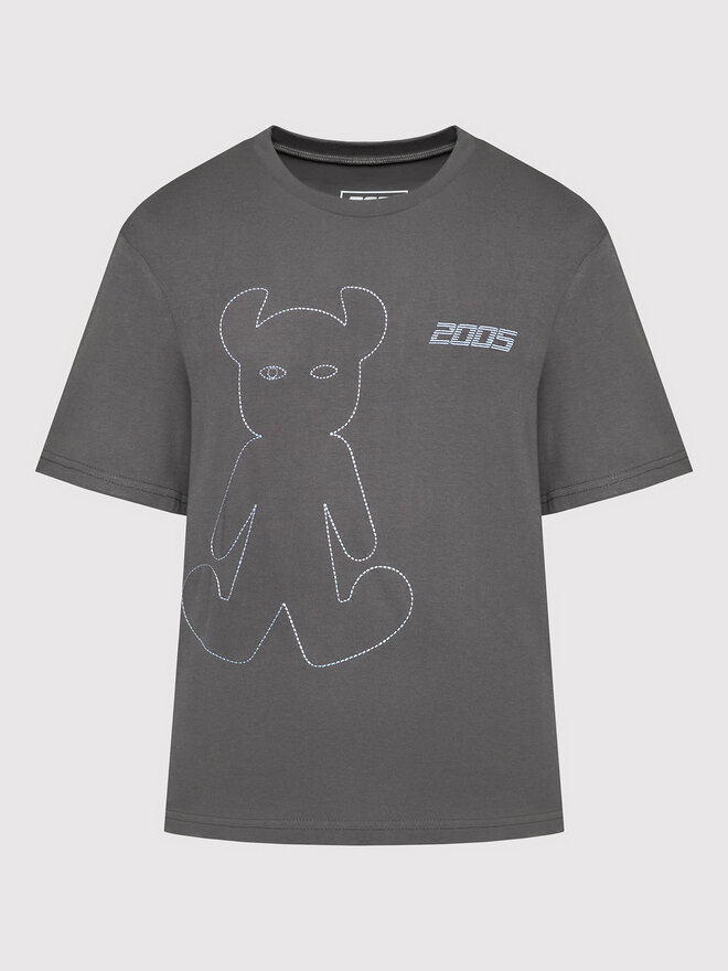 2005 2005 T-Shirt Unisex Horned Grau Relaxed Fit