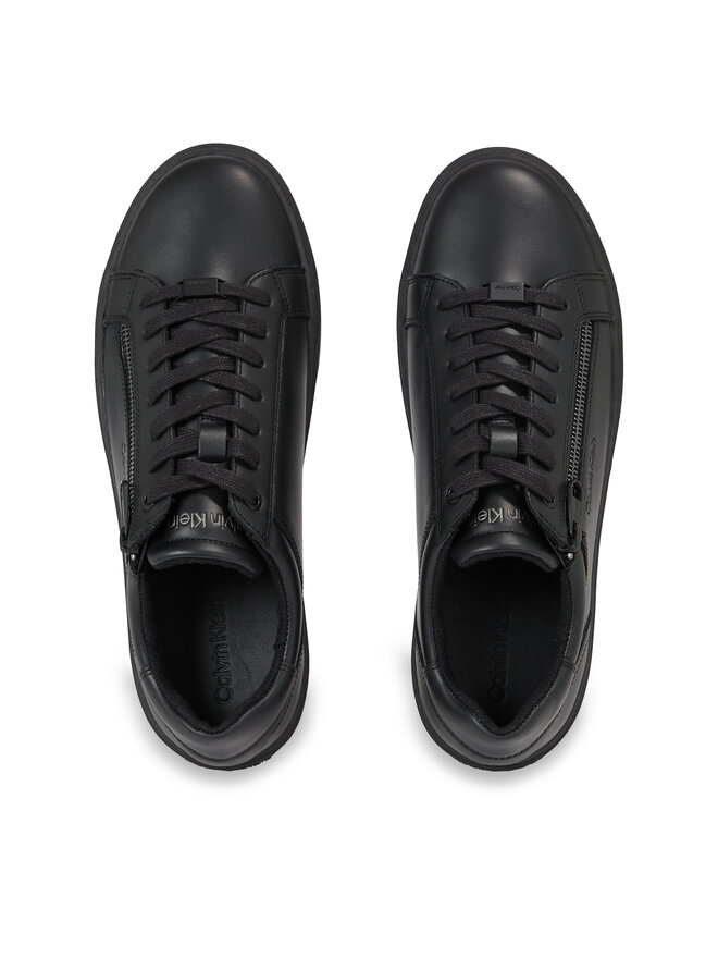 Снікерcи Calvin Klein Low Top Lace Up W/Zip Rubb HM0HM01268 Чорний |  evzuttya.com.ua