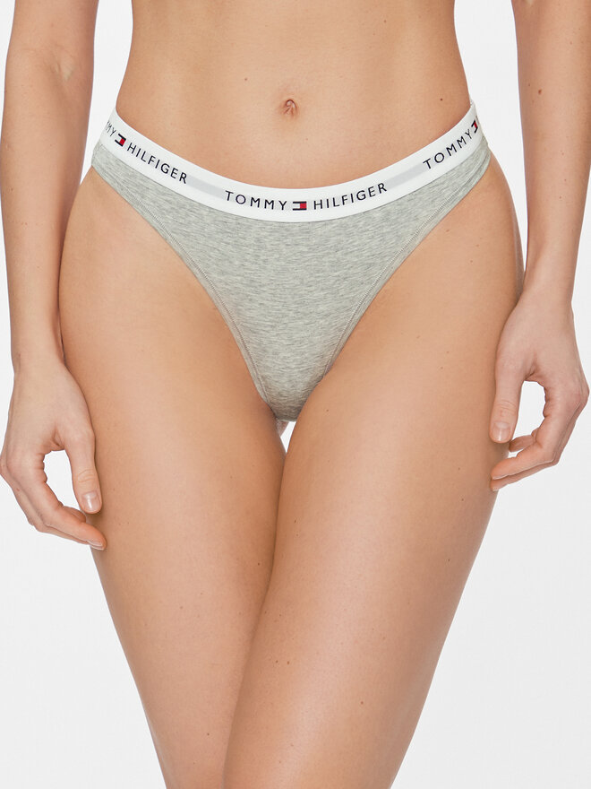 Tommy Hilfiger Tommy Hilfiger Стрінги UW0UW03835 Сірий