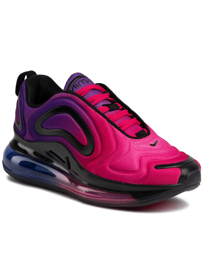 black and pink air max 720