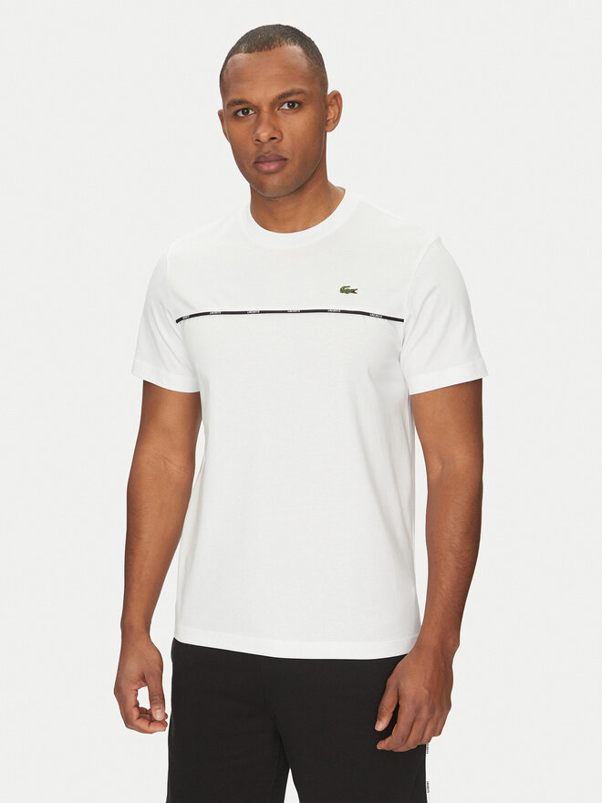 Lacoste Lacoste T-Shirt TH9842 Weiß Regular Fit