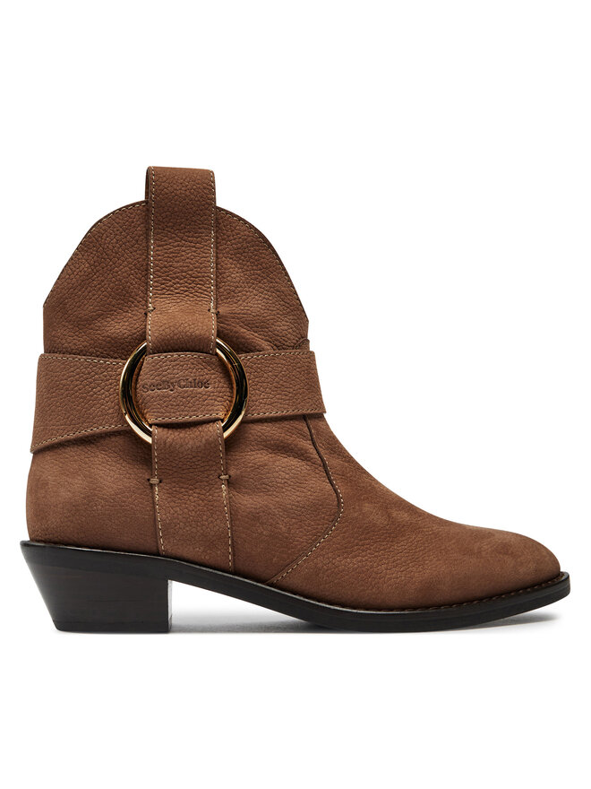 See By Chloé Western csizmák See By Chloé New Ring SB43000A Barna