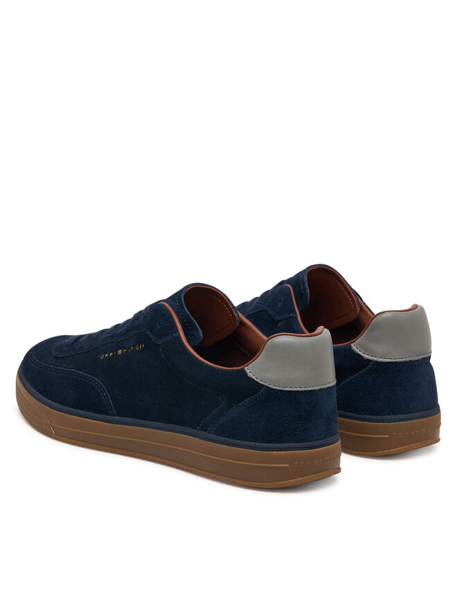 Tommy Hilfiger Sneakers Tommy Hilfiger Th Lo Lux Suede Sneaker FM0FM05997 Dunkelblau