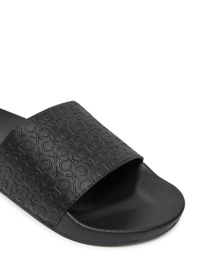 Calvin Klein Chanclas Calvin Klein Pool Slide Mono HM0HM01968 Negro