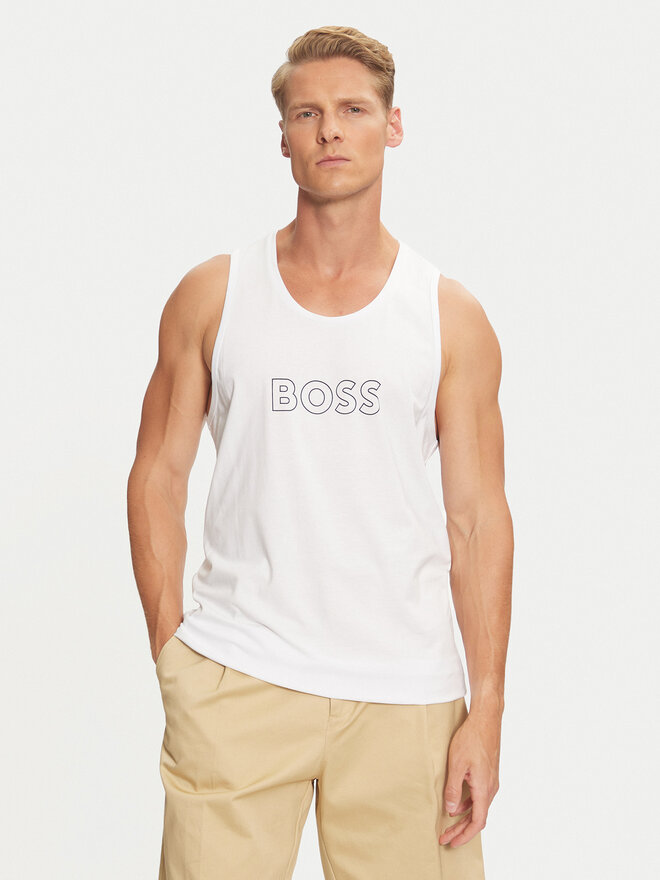 BOSS Boss Майка 50491711 Білий Regular Fit