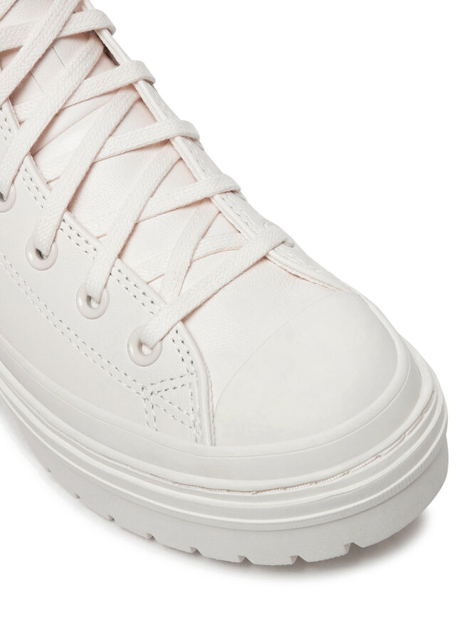 Converse Gležnjarji Converse Chuck Taylor All Star Lugged Heel Leather Platform A10370C Bela
