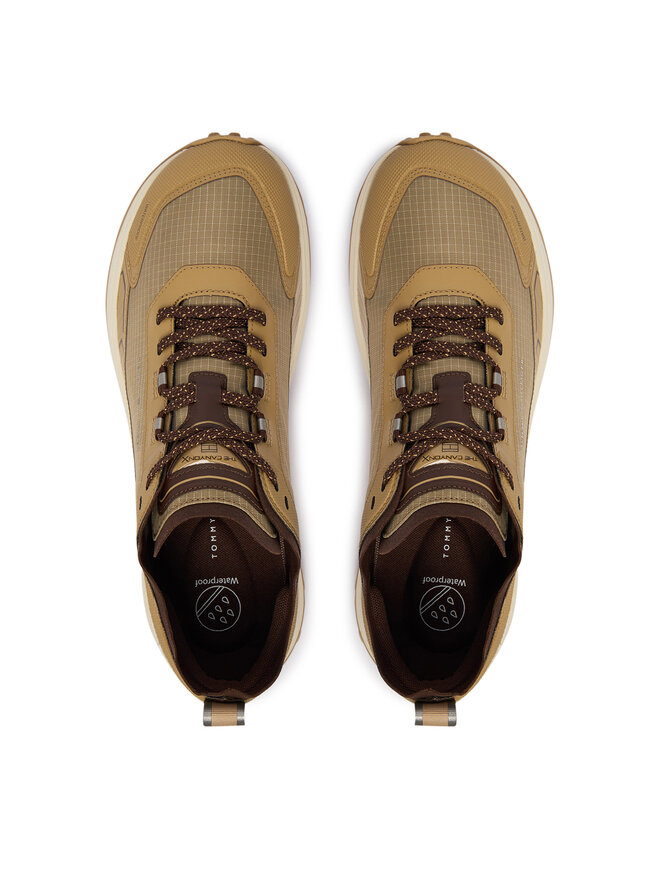 Tommy Hilfiger Sneakers Tommy Hilfiger The Canyon X M Mix Runner Wpm FM0FM06066 Hellbraun