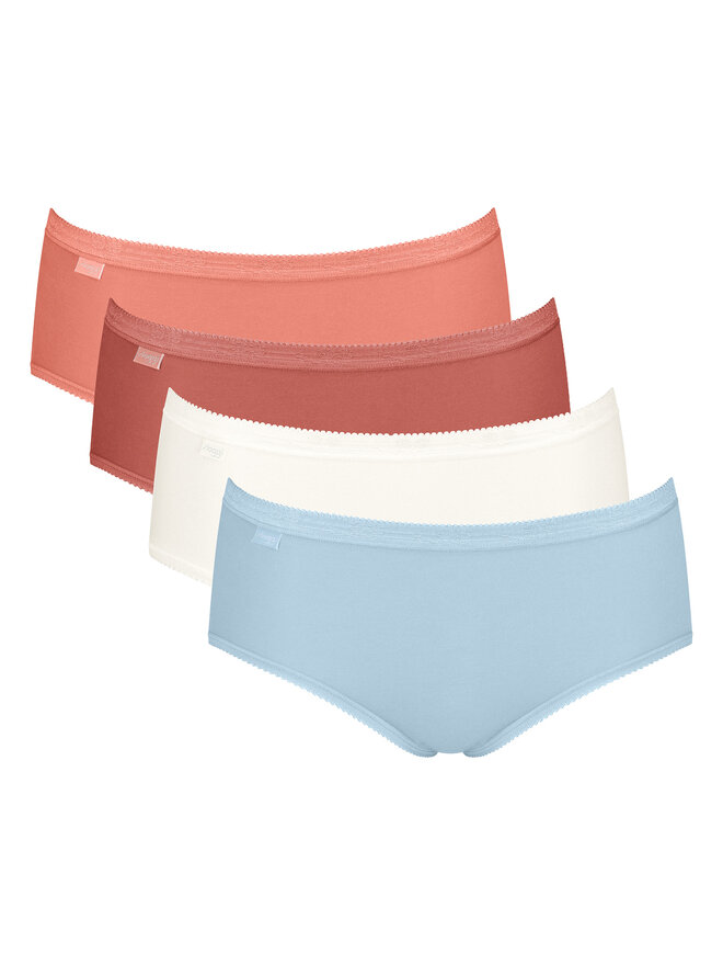 Sloggi Sloggi Set 4 parov spodnjih hlačk Basic 10071781 Pisana
