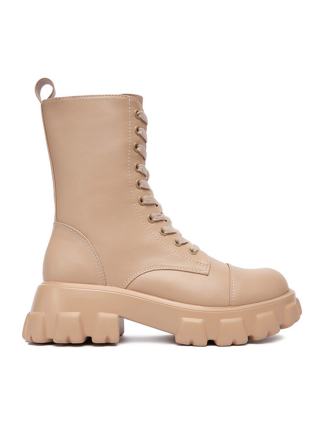 DeeZee Botines planos DeeZee 1709-1 Beis
