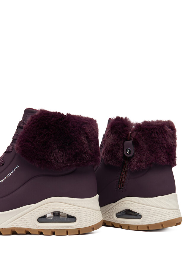 Skechers Schnürschuhe Skechers Uno Rugged 167274/WINE Dunkelrot