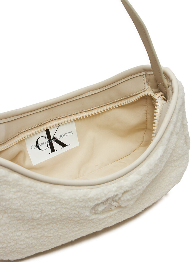 Calvin Klein Jeans Handtasche Calvin Klein Jeans Teddy IU0IU00634 Écru