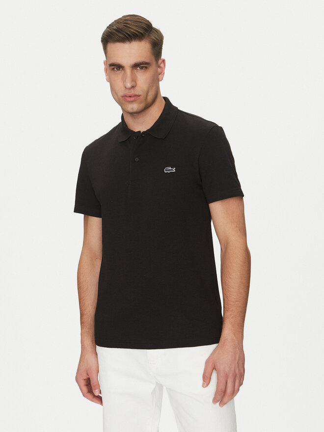 Lacoste Lacoste Поло DH5522 Чорний Regular Fit