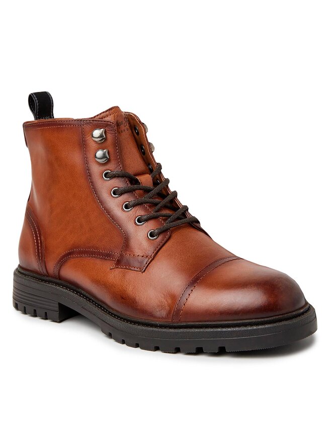 Pepe Jeans Kozačky Pepe Jeans PMS50237 Hnědá