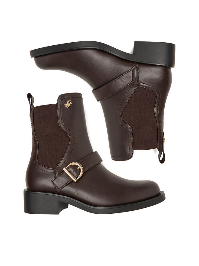 Beverly Hills Polo Club Klassische Stiefeletten Beverly Hills Polo Club CEO-WS6593-06 Dunkelbraun