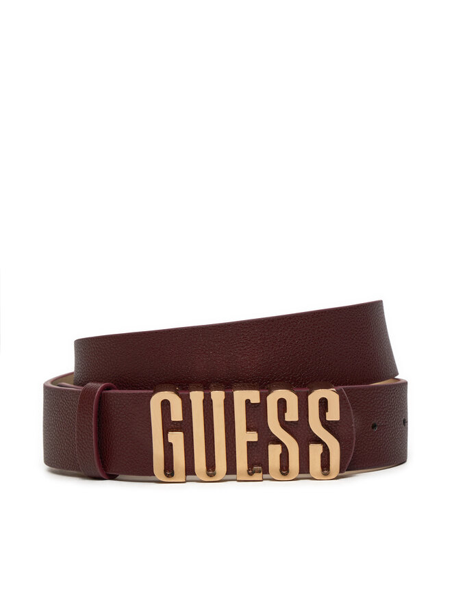 Guess Cinturón para mujer Guess BW9113 P4235 Guinda/burdeos