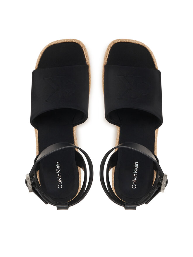 Calvin Klein Espadrilles Calvin Klein Wedge Espad 70 Neopr Mg HW0HW03014 Schwarz