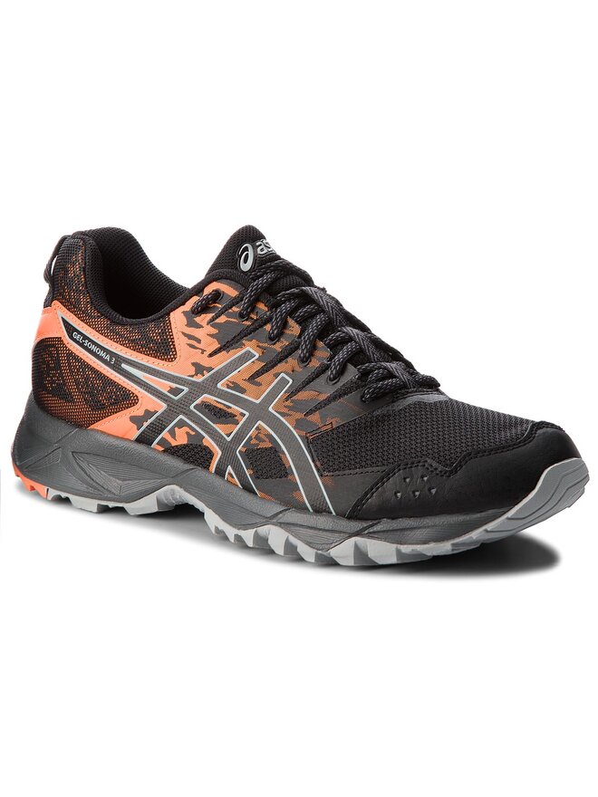 Chaussures de running Asics Gel Sonoma 3 T724N Noir chaussures