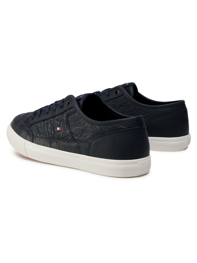 Tommy Hilfiger Αθλητικά Tommy Hilfiger Core Corporate Leather Vulc FM0FM02980 Σκούρο μπλε