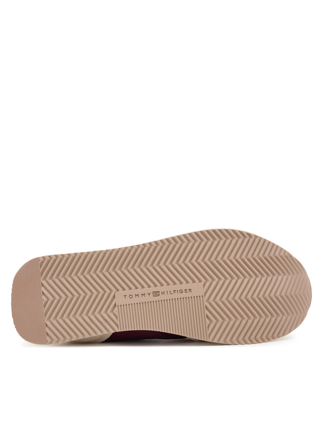 Tommy Hilfiger Sneakersy Tommy Hilfiger Easy Runner FW0FW08836 Beżowy