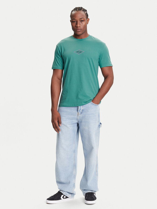 Quiksilver Quiksilver T-Shirt Ev Swell Ovation Ss EQYZT08187 Grün Comfort Fit