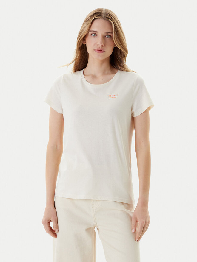 Mustang Mustang T-shirt Alma 1016155 Bijela Regular Fit