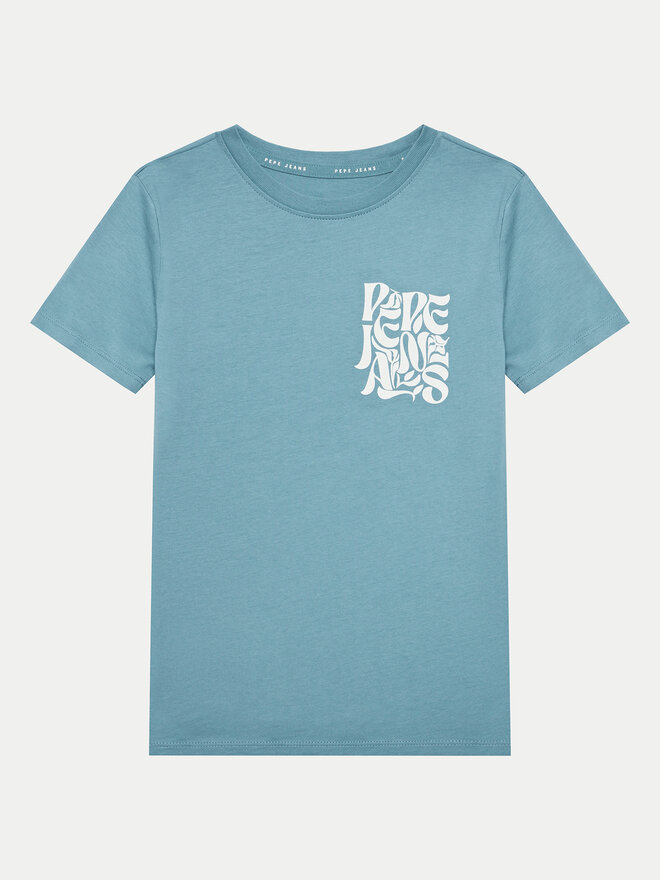 Pepe Jeans Pepe Jeans Marškinėliai Raidan PB503847 Mėlyna Regular Fit