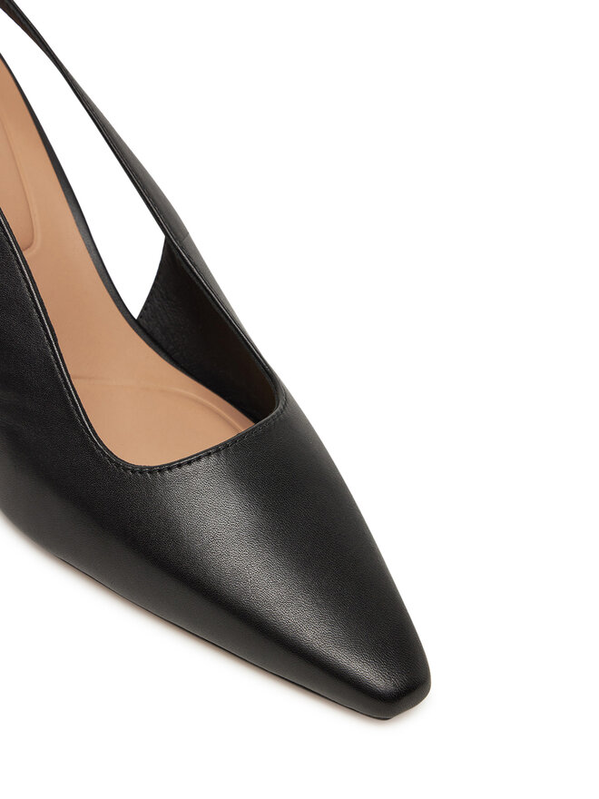 Tommy Hilfiger Sandały Tommy Hilfiger Squared Toe FW0FW08636 Czarny