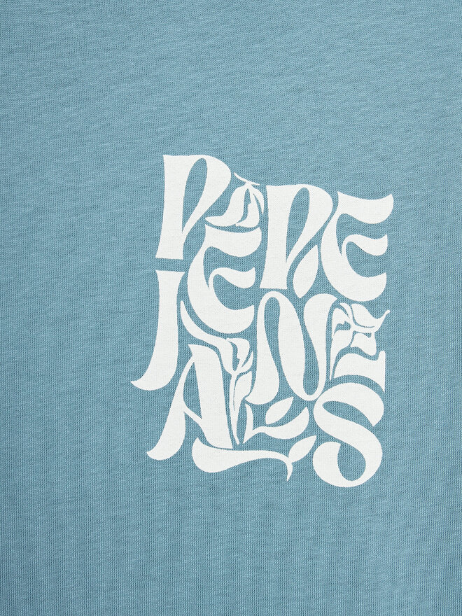 Pepe Jeans Pepe Jeans Camiseta Raidan PB503847 Azul Regular Fit