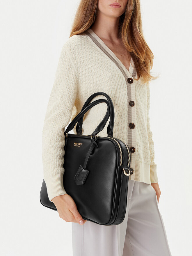 Nine West Torba za prenosnik Nine West CEO-NEBRASKA-LDA78172 Črna