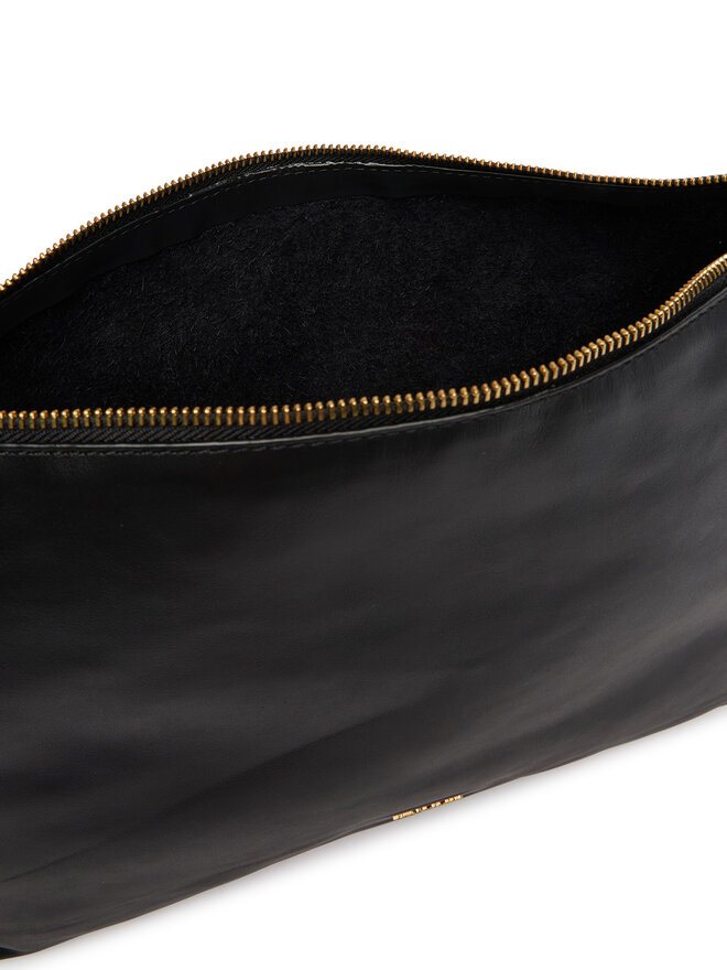 Tommy Hilfiger Handtasche Tommy Hilfiger Th Statement Leather Bag AW0AW18621 Schwarz