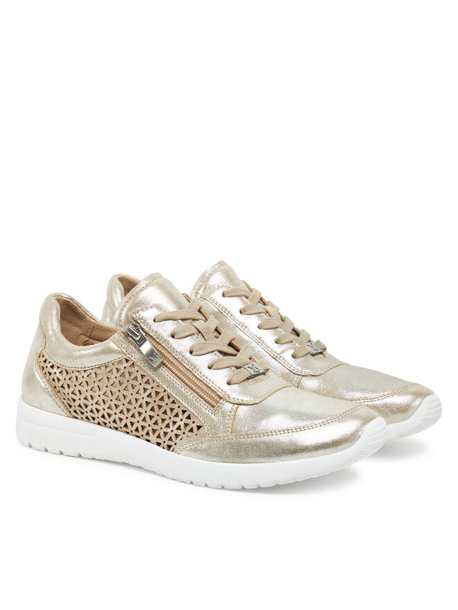 Caprice Sneakersy Caprice 9-23550-42 Złoty