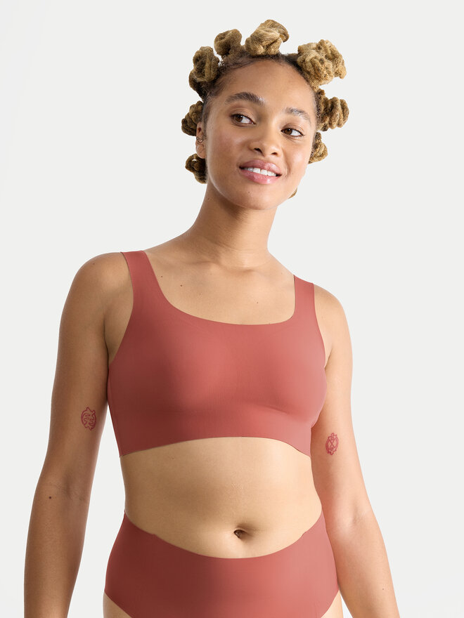 Sloggi Sloggi Top de sujetador Zero Feel 10217786 Naranja