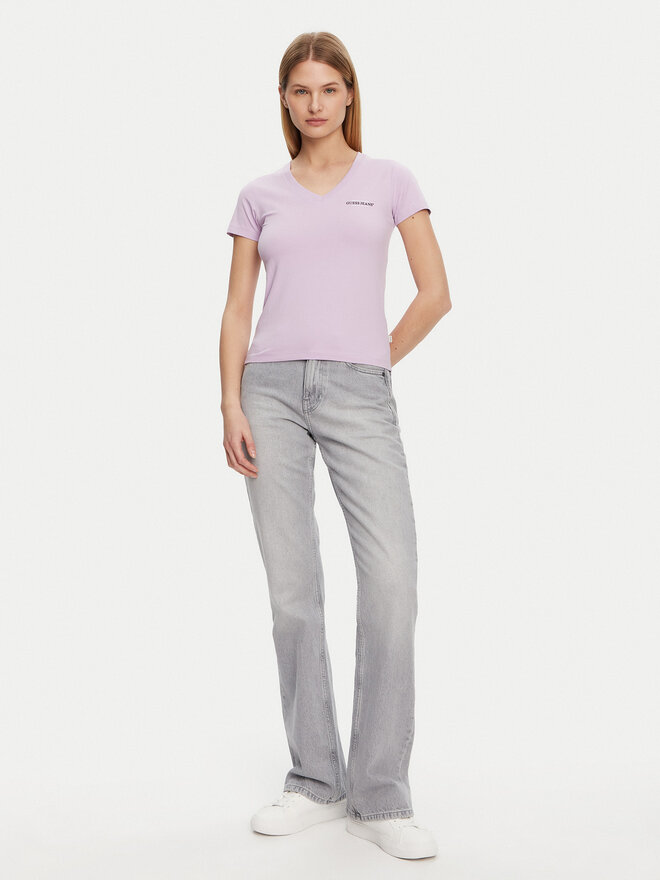 Guess Jeans Guess Jeans Camiseta W4YI23 J1314 Violeta Slim Fit