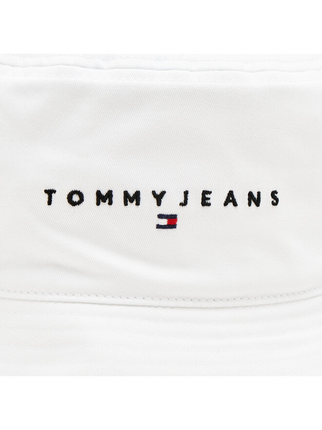 Tommy Jeans Cappello Tommy Jeans Tjm Linear Logo Bucket Hat AM0AM12895 Bianco
