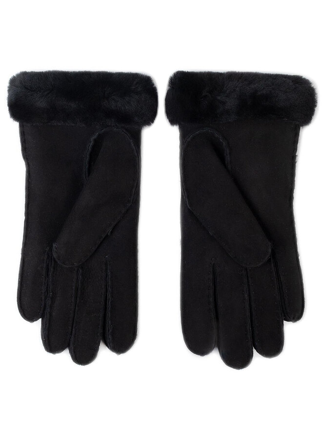 Ugg Damenhandschuhe Ugg W Sheepskin Logo Glove 18691 Schwarz