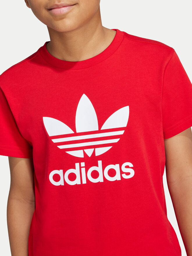 adidas adidas Póló adicolor Trefoil IY7423 Piros Regular Fit