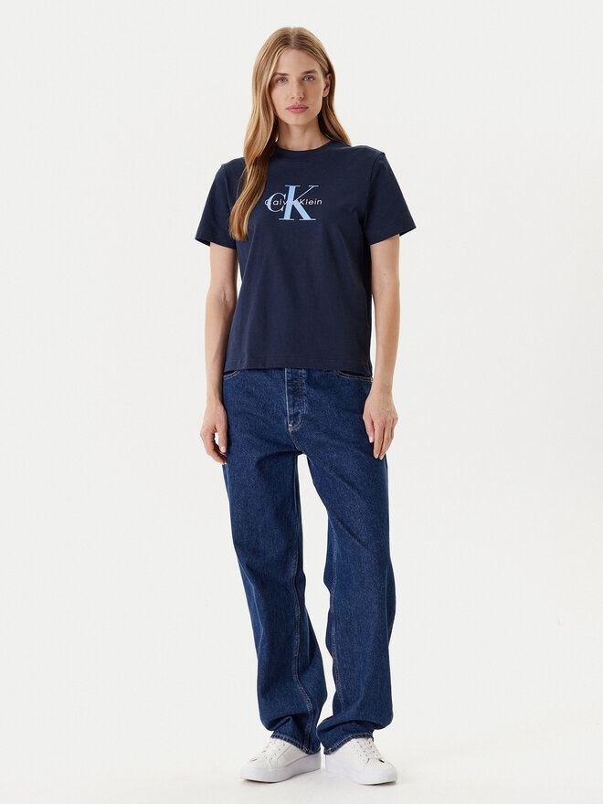 Calvin Klein Jeans Calvin Klein Jeans Marškinėliai Hero Classic LV047B865G Tamsiai mėlyna Regular Fit