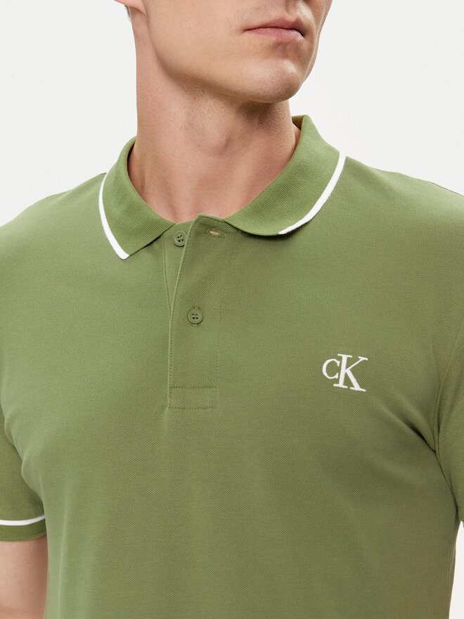 Calvin Klein Jeans Calvin Klein Jeans Poloshirt J30J315603 Grün Slim Fit