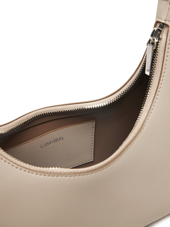 Calvin Klein Τσάντα Calvin Klein Foil Logo Conv Shou?Lder Bag LV04F3272G Μπεζ