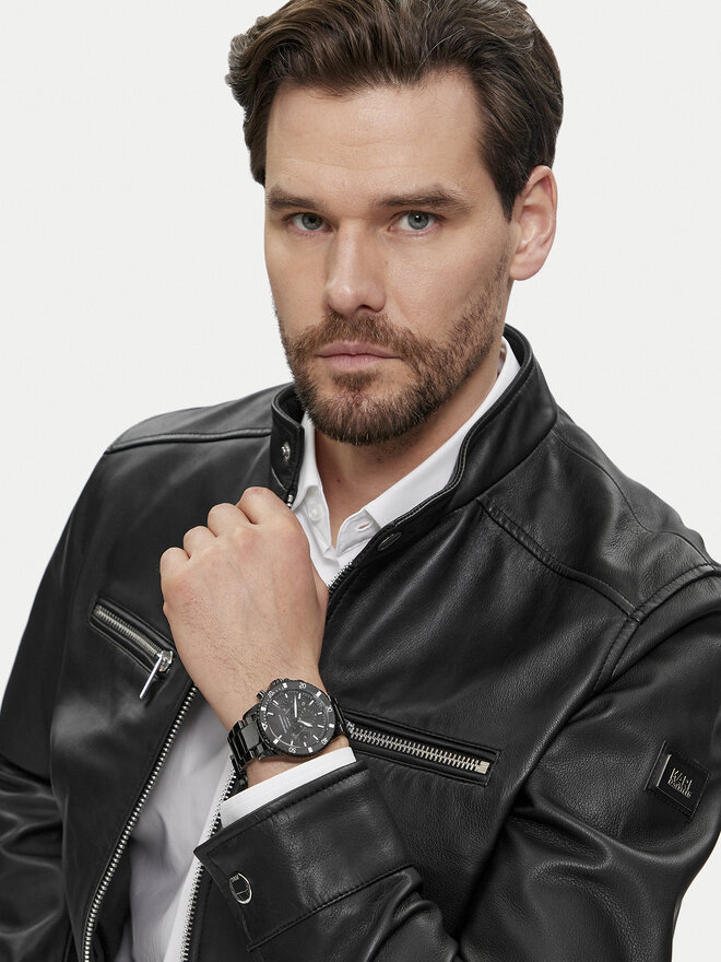 Emporio Armani Zegarek Emporio Armani Ceramic AR70010 Czarny