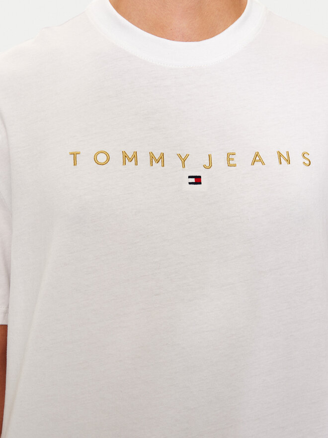 Tommy Jeans Tommy Jeans T-Shirt DM0DM19694 Weiß Regular Fit