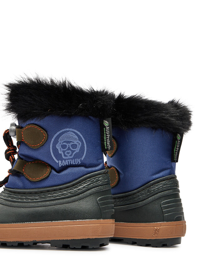 Boatilus Škornji za sneg Boatilus Nippy 02 Sint. Leather Boot NN02 VAR.43PR Zelena