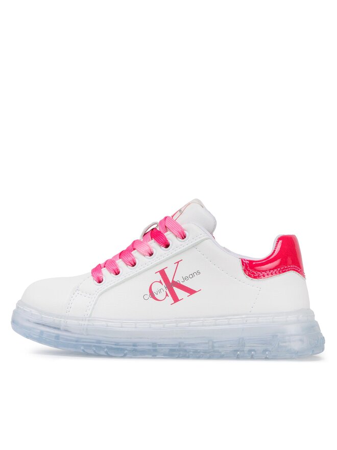 Calvin Klein Jeans Zapatillas Calvin Klein Jeans Low Cut Lace-Up V3A9-80474-1434 Blanco