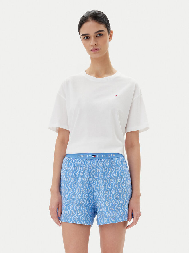 Tommy Hilfiger Tommy Hilfiger Pidžama UW0UW05760 Plava Regular Fit