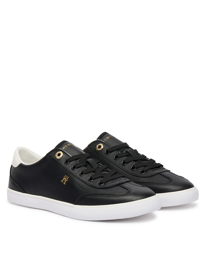 Tommy Hilfiger Sneakers Tommy Hilfiger Th Chic Low Profile Vulc FW0FW09104 Schwarz