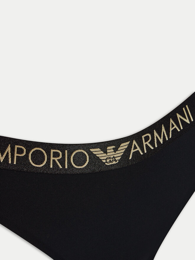 Emporio Armani Underwear Emporio Armani Underwear Σετ 2 τεμάχια στρίνγκ 163333 4F235 00020 Μαύρο