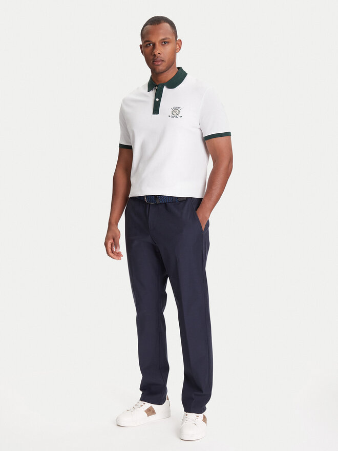 Guess Guess Polo marškinėliai M5YP03 KCJV1 Balta Regular Fit