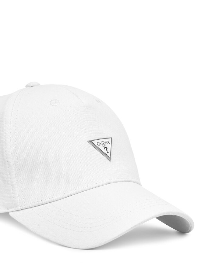 Guess Шапка с козирка Guess AM9521 POL01 Бял